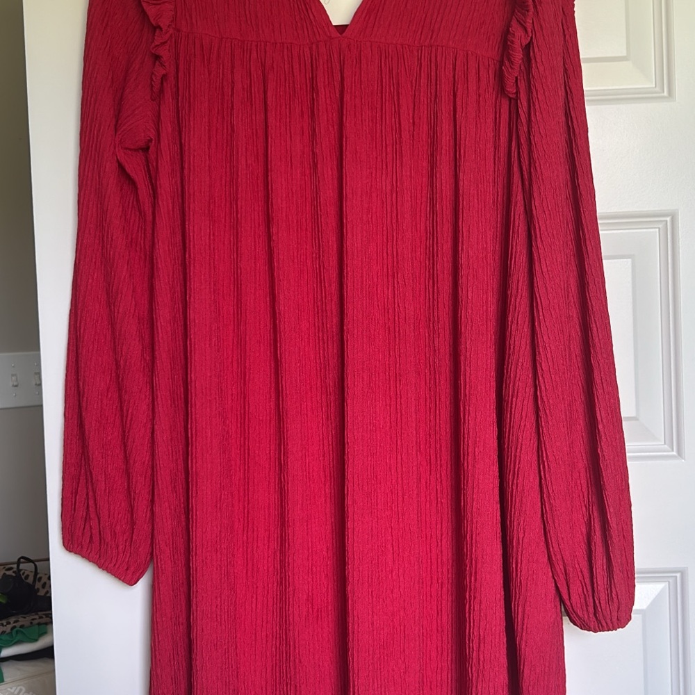 Elegant Red Women's Dress